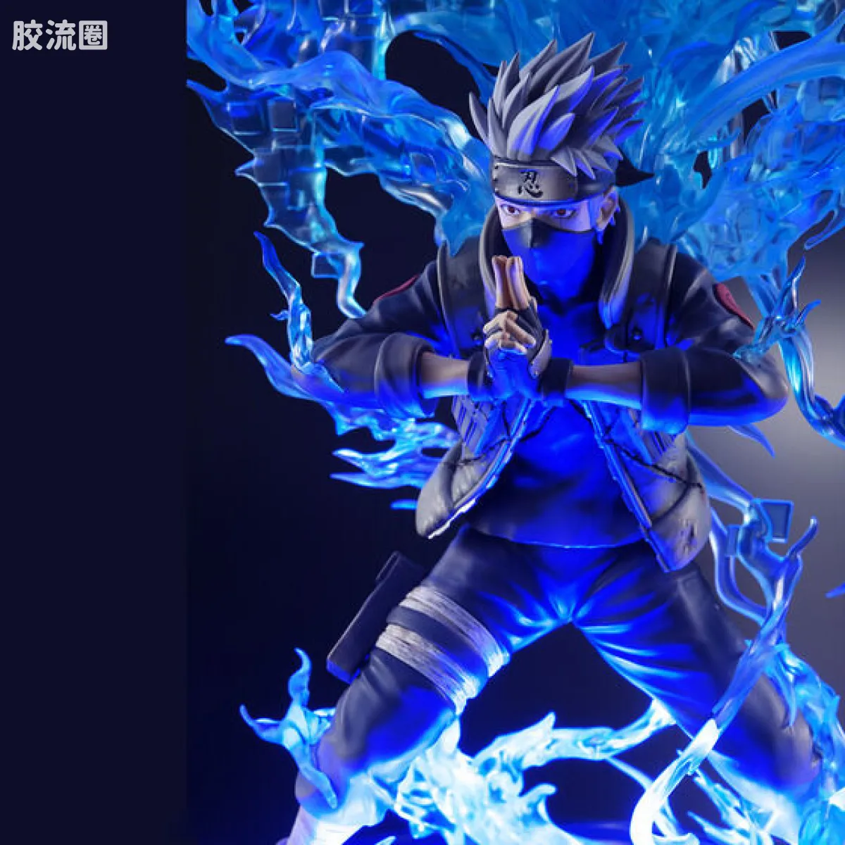 Mega House 手办系列 P.G.E.M. 旗木卡卡西 须佐能乎ver.[附发光底座] - 图片